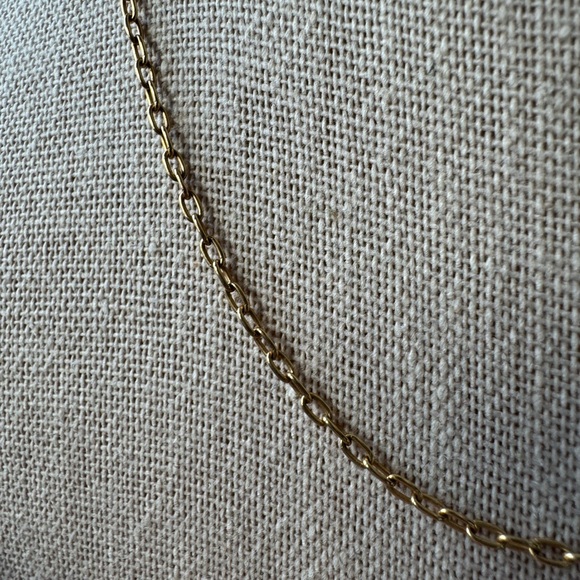 Erica Molinari Gold Light Slim Paperclip Chain - Picture 2 of 6